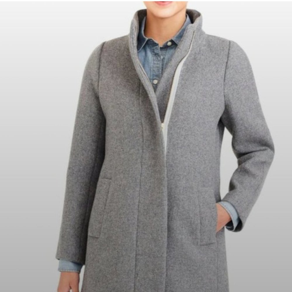 J. Crew Wool Blend City Coat